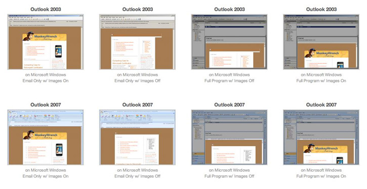 litmus email testing screenshot