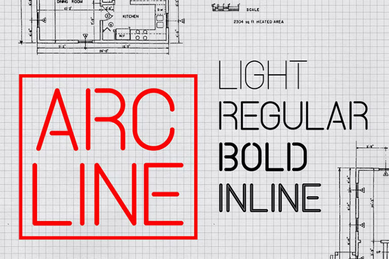 Architecture Fonts for Blueprints, Drafting, and Portfolios