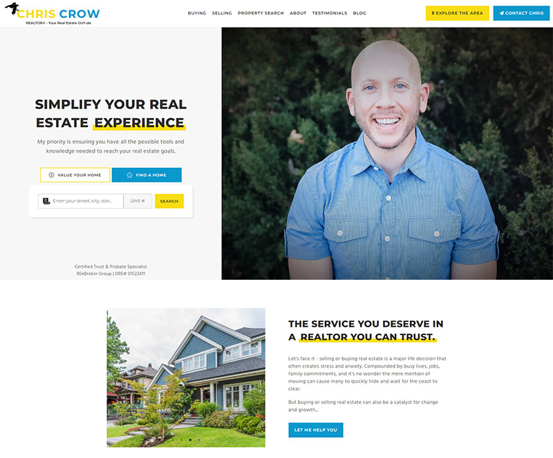 Chris Crow's Realtor Website