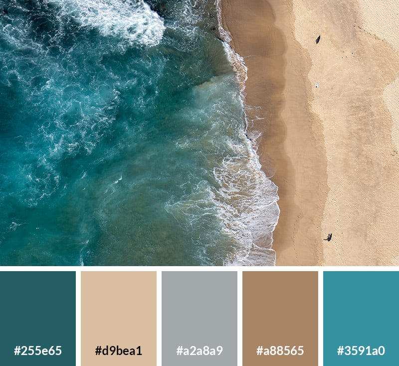 Classic Beach Colors Color Palette