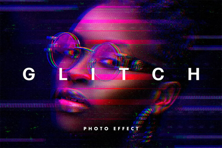 Glitch Effects: Photo, Video and Text Effects, Transitions, Overlays, & More