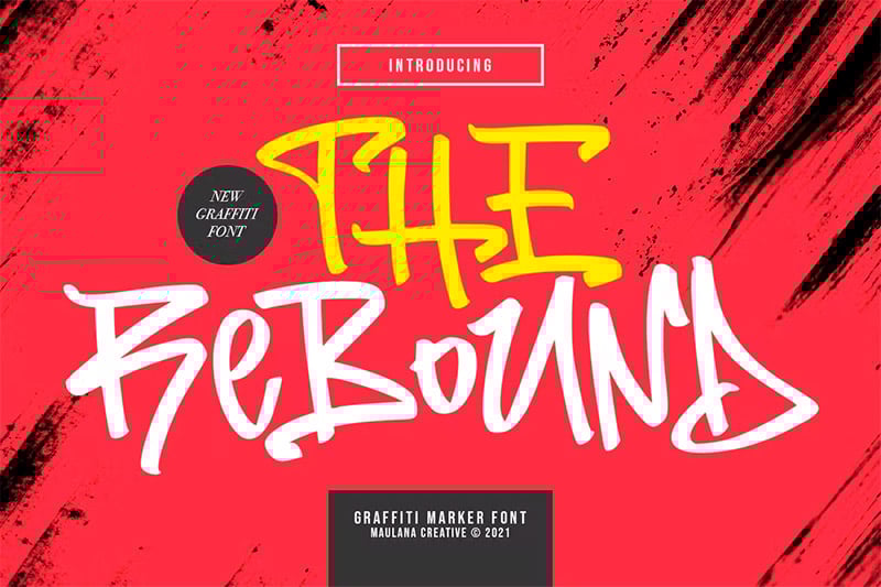 Marker Fonts - The Rebound