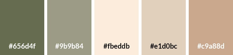 Muted Mirage Color Palette