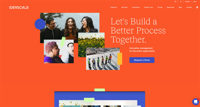 25+ Orange Websites with Beautiful Color Palettes