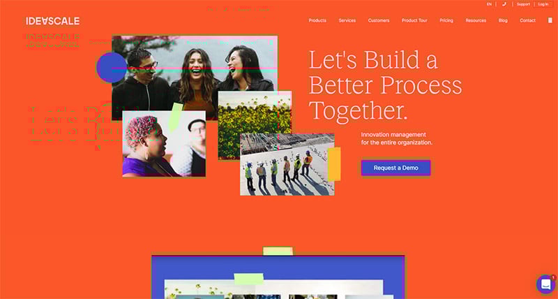 Bright Orange Websites - IdeaScale
