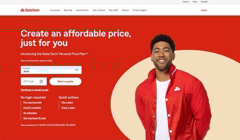State Farm Insurance Website