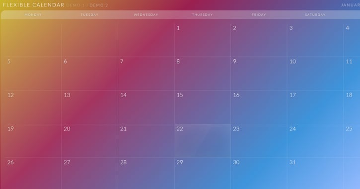 30 Best Free Calendar & Datepicker jQuery Plugins