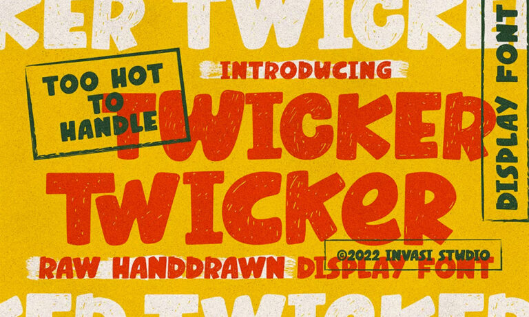 33 Best Sketched Fonts for Designs with Character