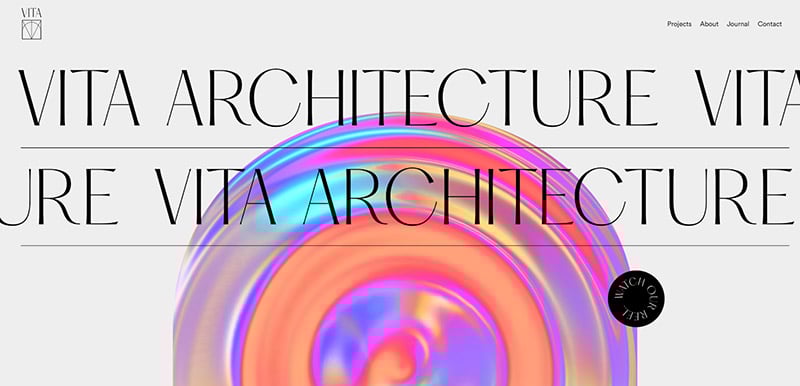 Vita Architecture Website