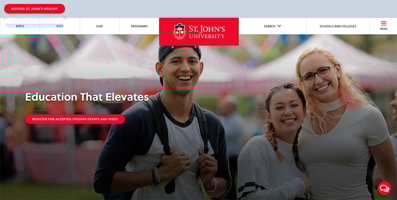 Websites with Video Backgrounds - St. John's